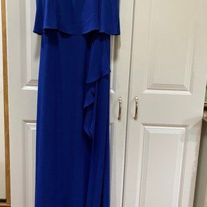 Semi Formal blue long dress